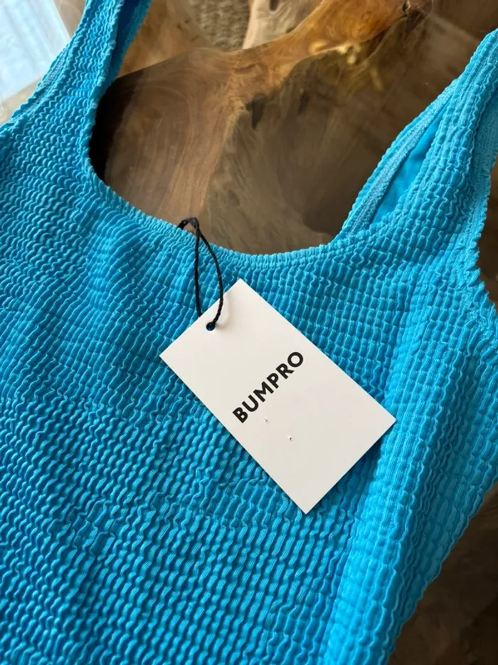 Robe femme bleu bumpro S plage - photo numéro 3