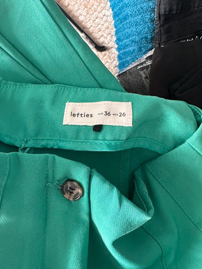 Pantalon vert lefties taille 36 - photo numéro 3
