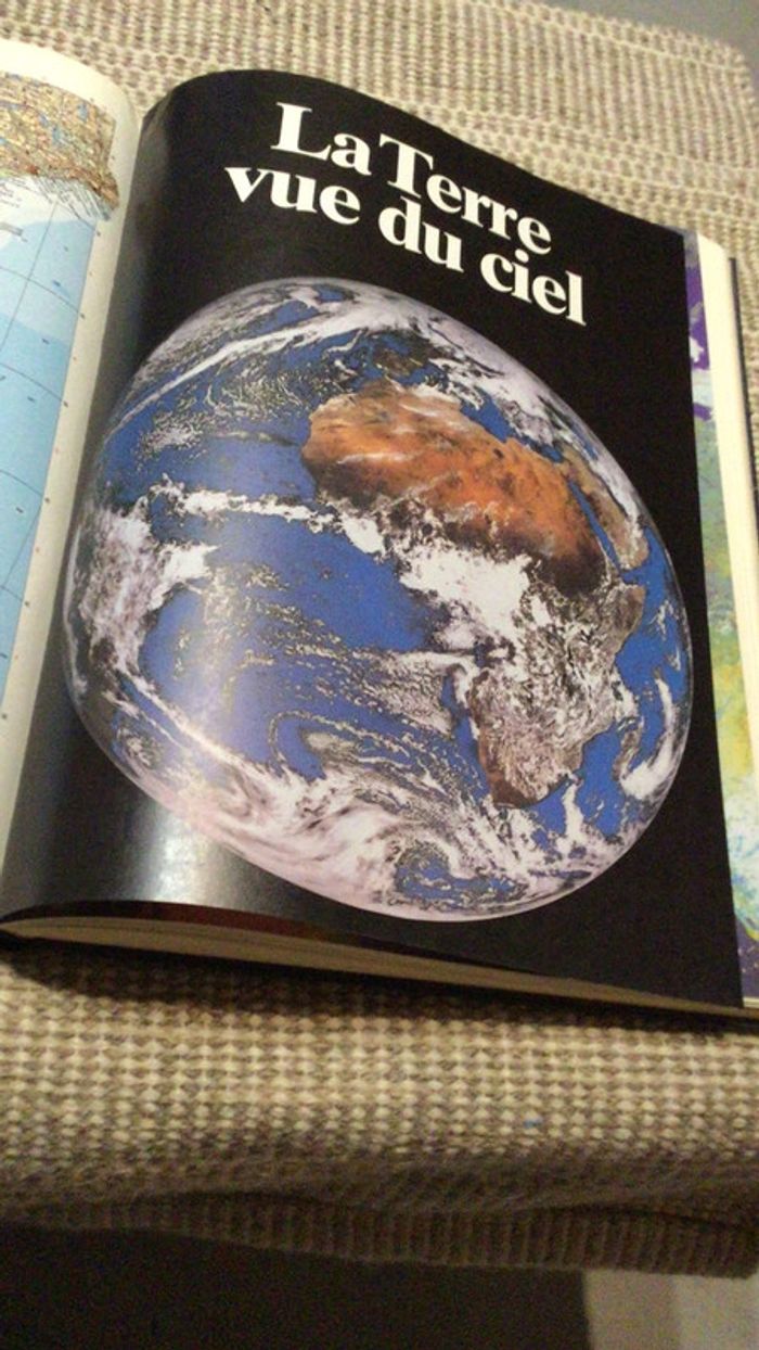 Livre grand format atlas du monde couleurs superbe cartes - photo numéro 11