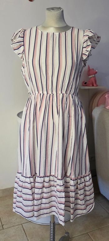 Robe ZAFUL T40/42 rayée bohème – fluide & légère – excellent état