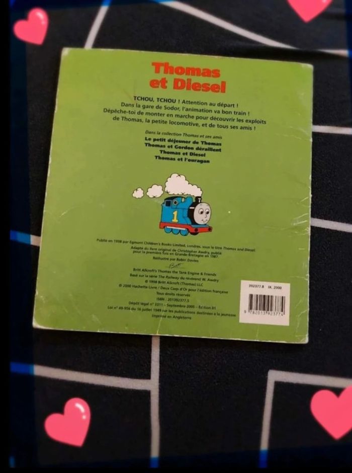 Livre  pour enfant Thomas  et  Diesel - photo numéro 2