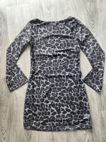 Robe moulante leopard