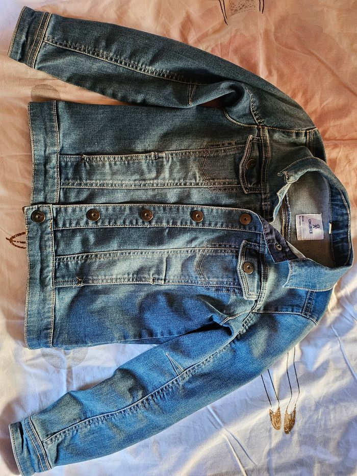 Veste jean bleu
