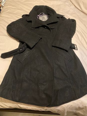 Manteau long noir Les p'tites bombes