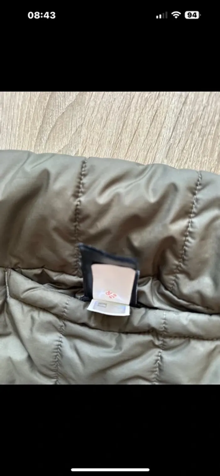 Veste doudoune the north face réversible taille XL enfants - photo numéro 8