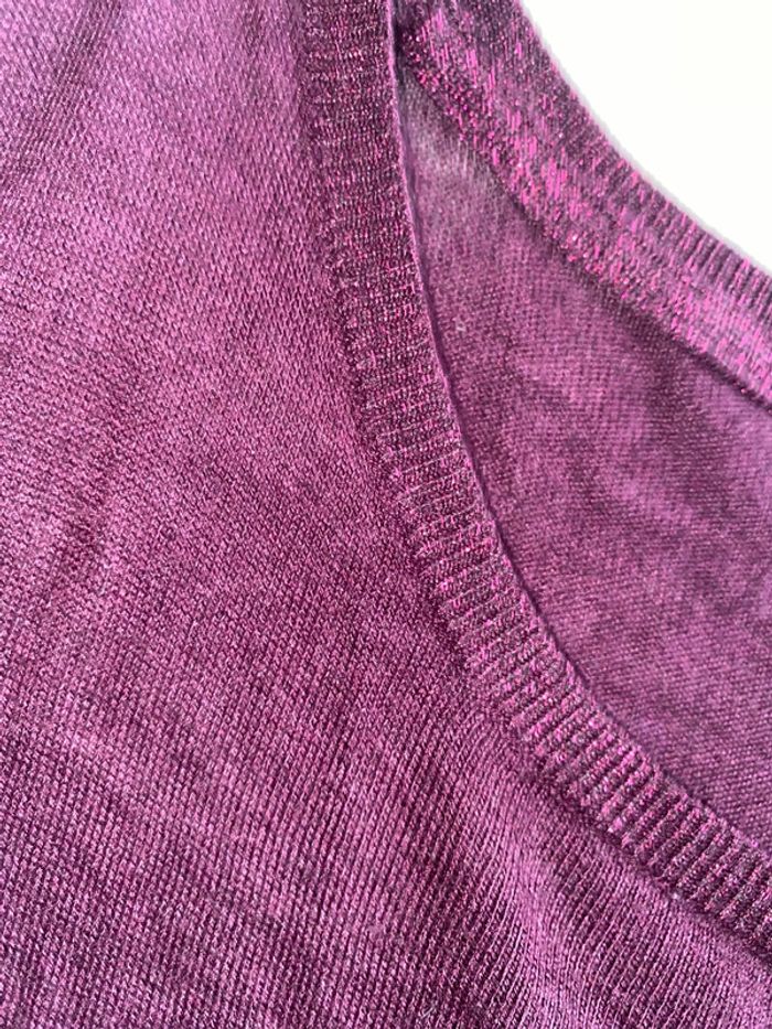 Pull violet prune neuf - photo numéro 2
