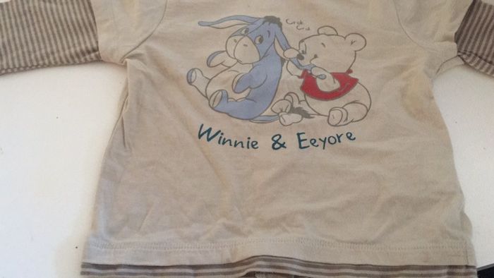 T-shirt manches longues Disney 12 mois - photo numéro 4