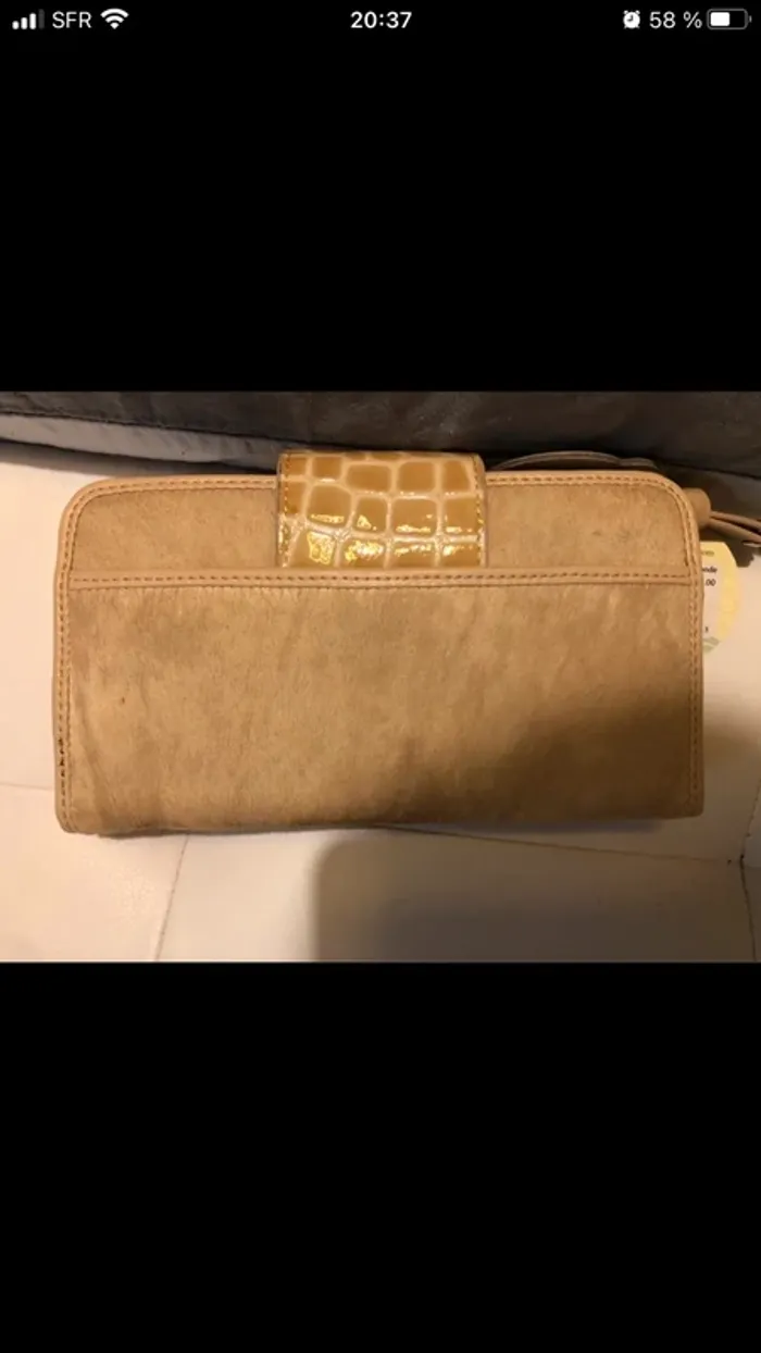 Portefeuille spartina beige - photo numéro 3