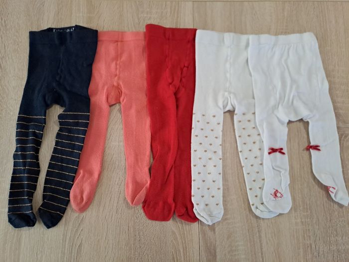 Lot de 5 collants taille 6-12 mois