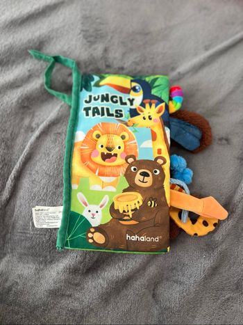 Livre en tulle pour bébé thème Jungle