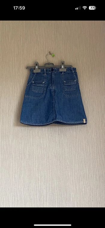 Jupe en jean sergent major 7 ans