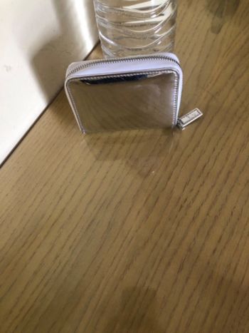 Porte monnaie argenté