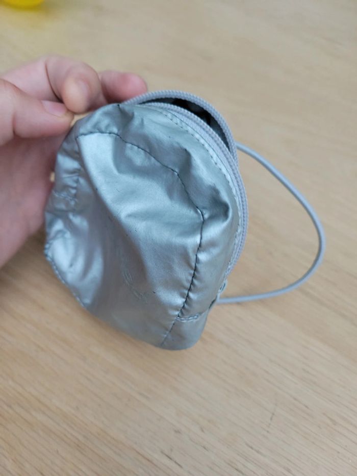 Sac attacher à la ceinture argenté porte monnaie - photo numéro 3