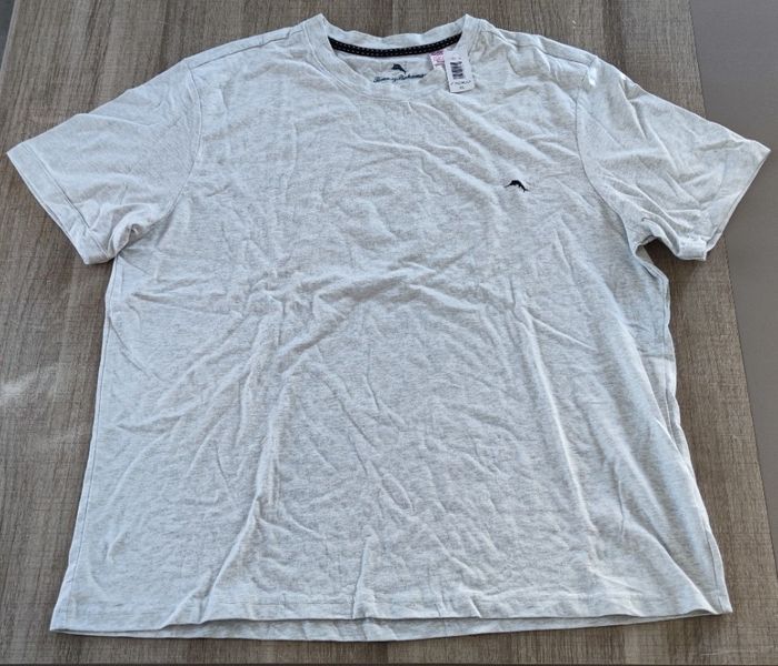 T-shirt à manches courtes pour homme marque Tommy Bahama taille XL couleur gris - photo numéro 4