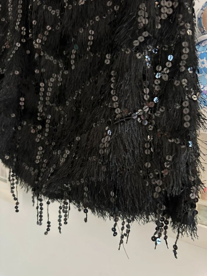 Jupe strass / plumes - photo numéro 3