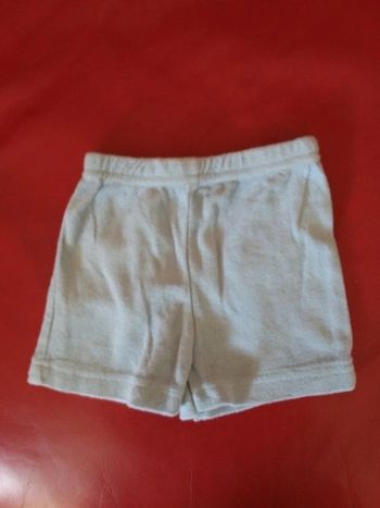 Short bleu clair 6 mois