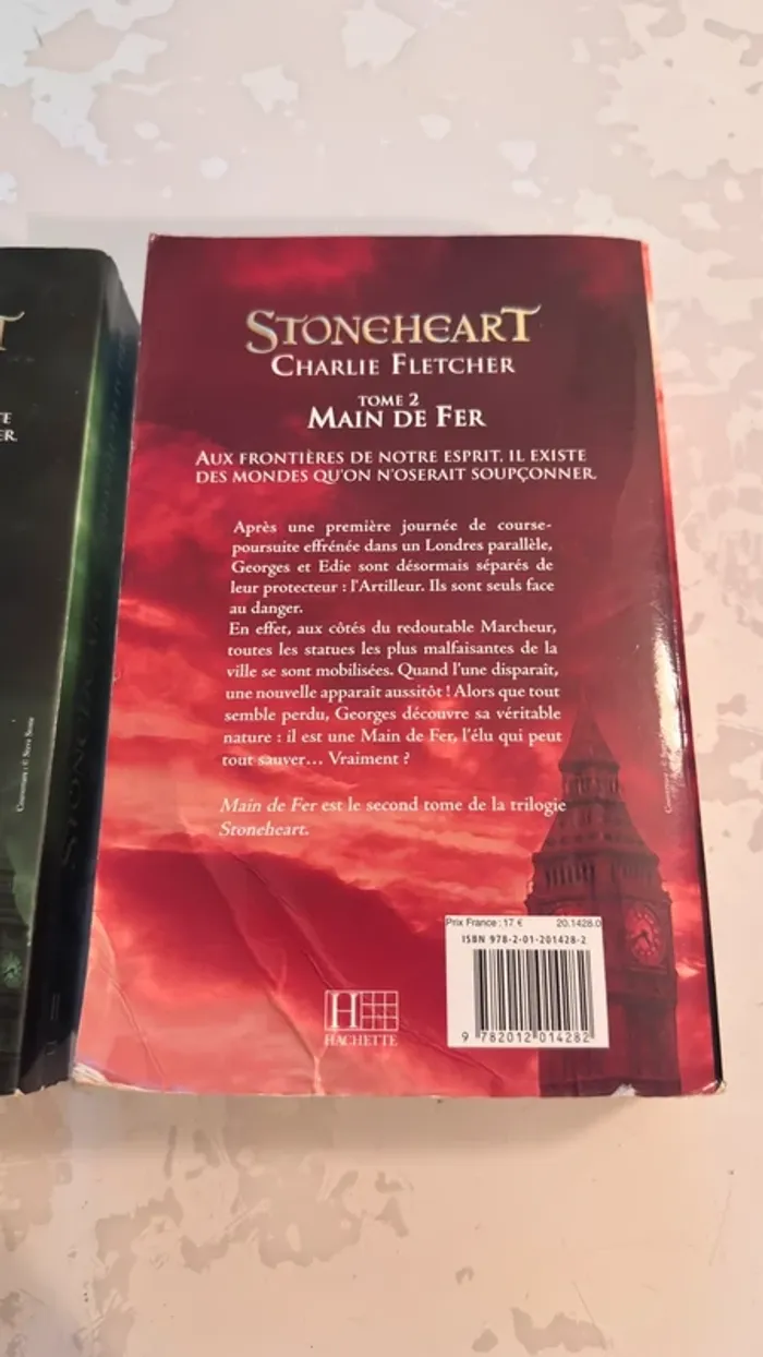 📚 Lot de 2 livres – Stoneheart (Tome 1 & Tome 2 : Main de Fer)  Charlie Fletcher – Éditions Hachette - photo numéro 11