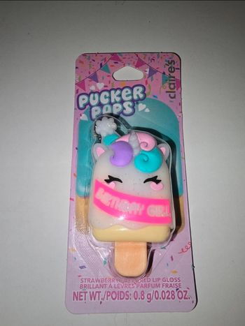 Brillant à Lèvres Claire's - Parfum Fraise