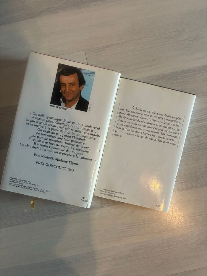 Lot de 2 livres de Yann Queffélec