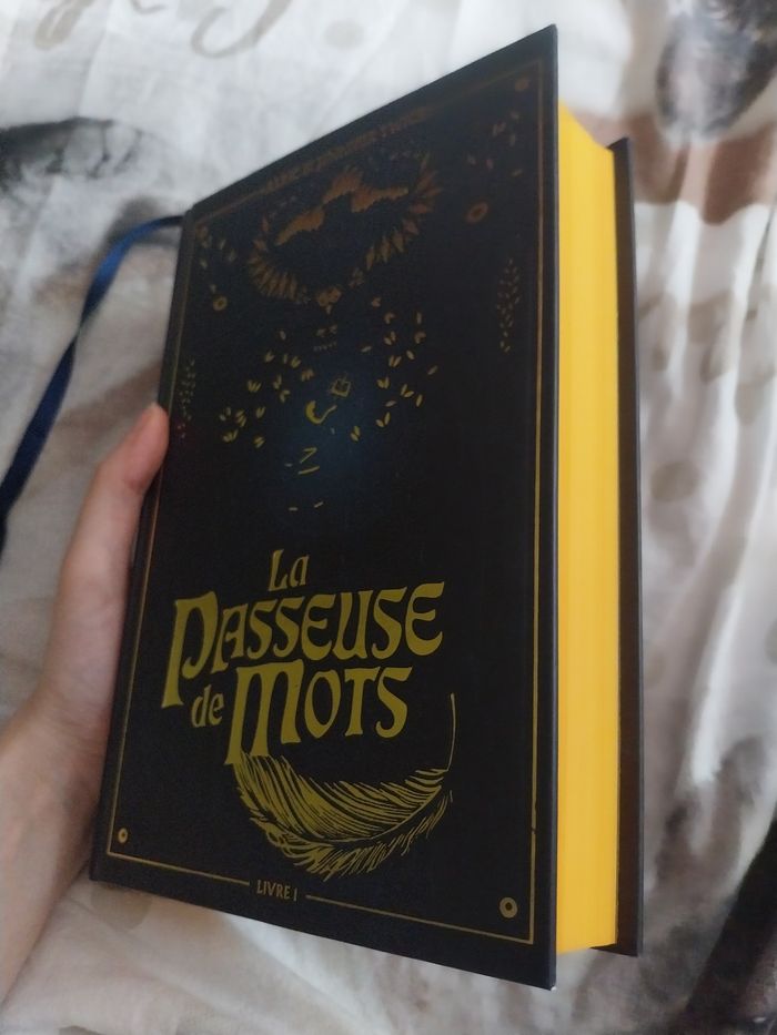 Roman La Passeuse de Mots tome 1 Relié Collector jaspage Jennifer Alric Twice