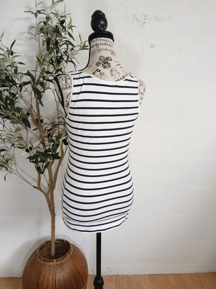 🖤🤍 Débardeur basique rayé noir et blanc – H&M - photo numéro 4