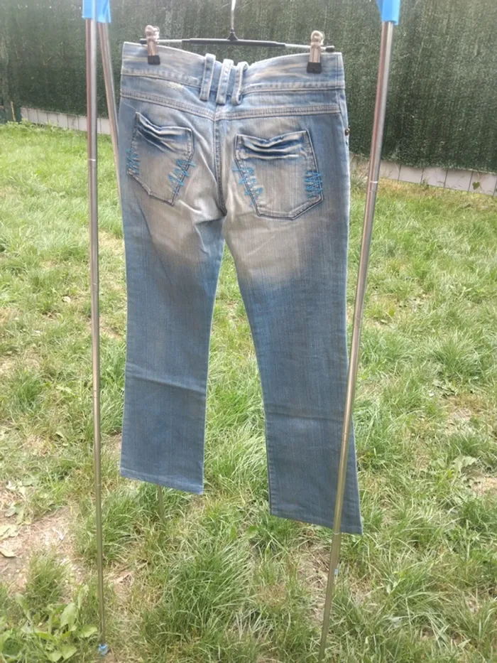 Lot 2 jeans évasés - photo numéro 11