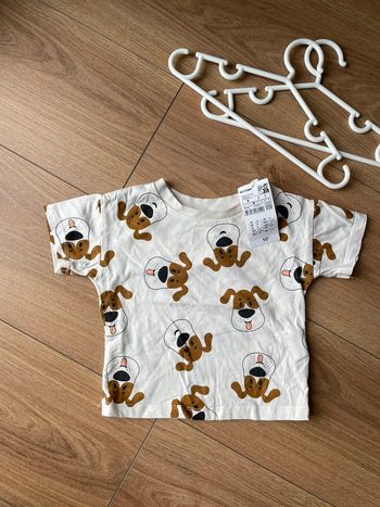 T-shirt manches courtes motif chien