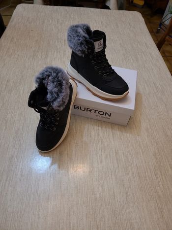 Bottine fourrée noire Taille 40 Burton of london