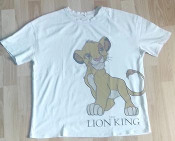 T-shirt Le Roi Lion Simba blanc M