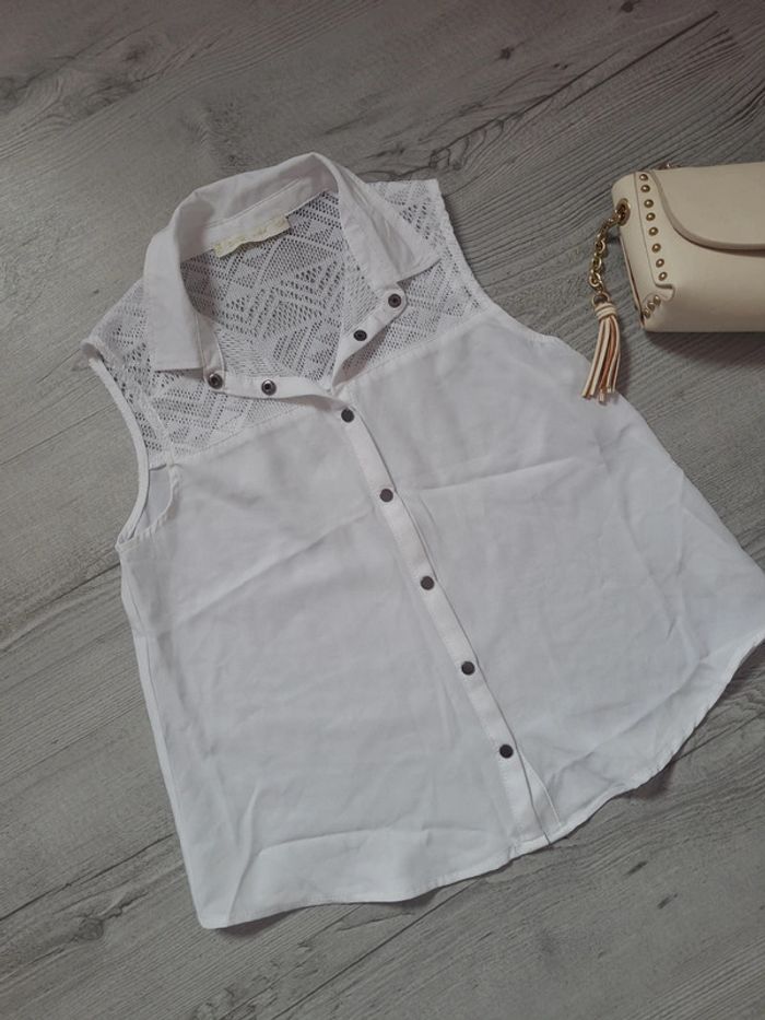 Chemise sans manche fille 10 ans - photo numéro 2