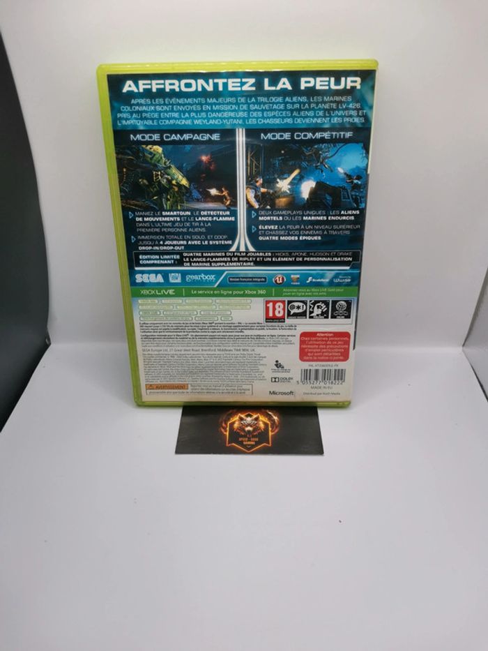 Jeux Xbox 360 aliens colonial marines - photo numéro 2