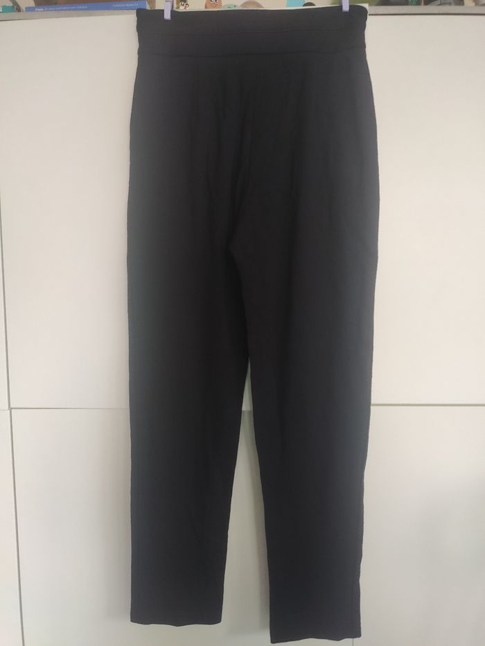 Sandro pantalon marine taille haute 36 - photo numéro 5