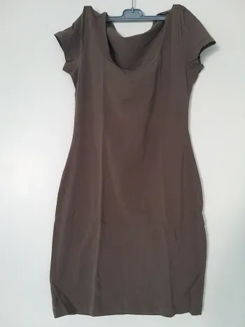 Robe marron moulante en M