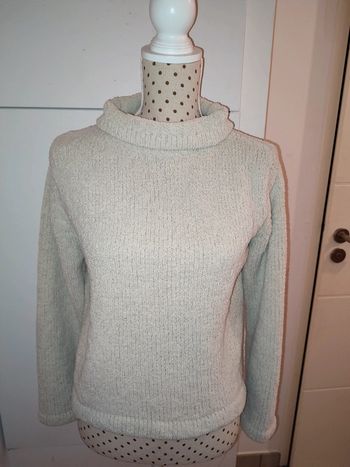 Gros pull blanc crème