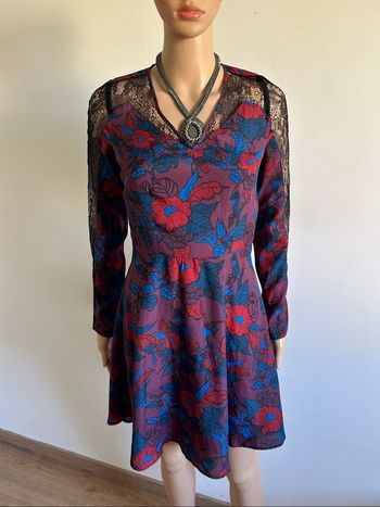 Robe imprimée neuve à manches longues Morgan taille 34