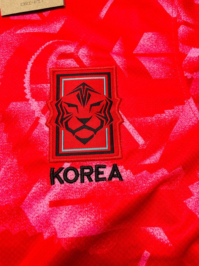 Maillot concept foot Corée rouge taille S - photo numéro 6