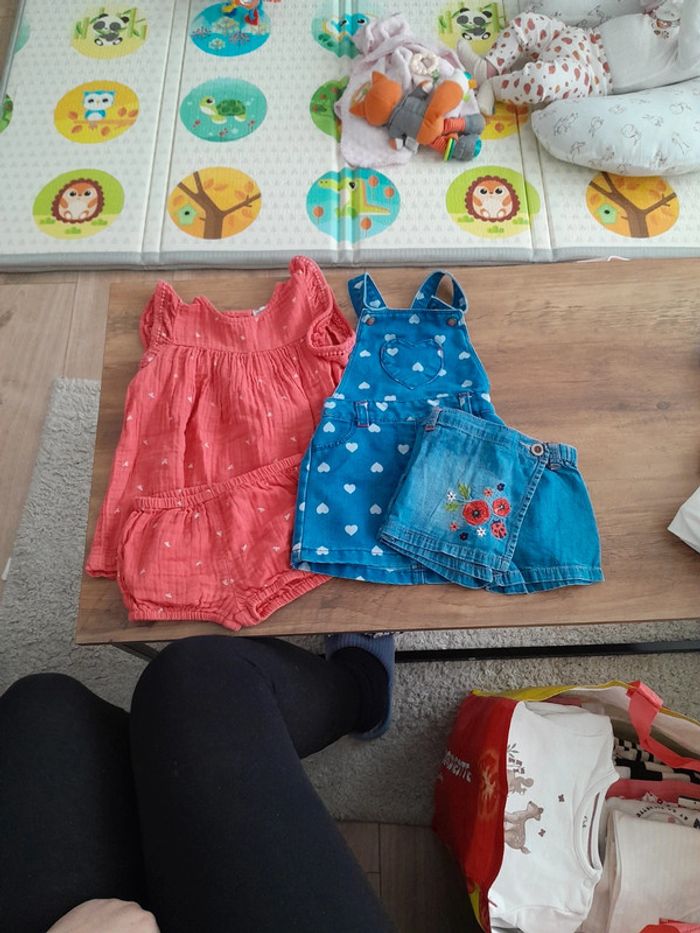 Lot été 12mois fille