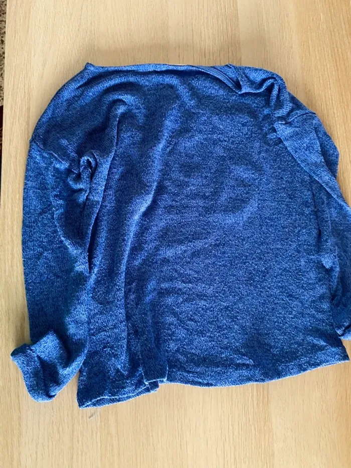 Pull H&M fille violet bleu papillon upon a dream 8 9 10 ans - photo numéro 5