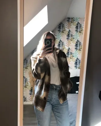 Veste à carreaux