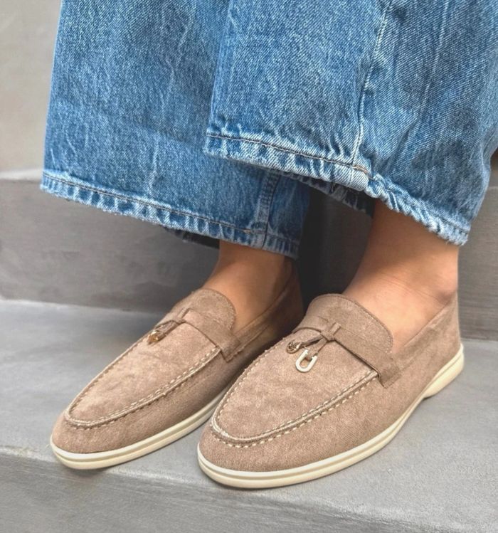 Mocassins en suédine