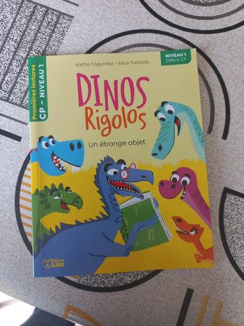 Livre Dinos rigolos Début de cp Éditions Lito