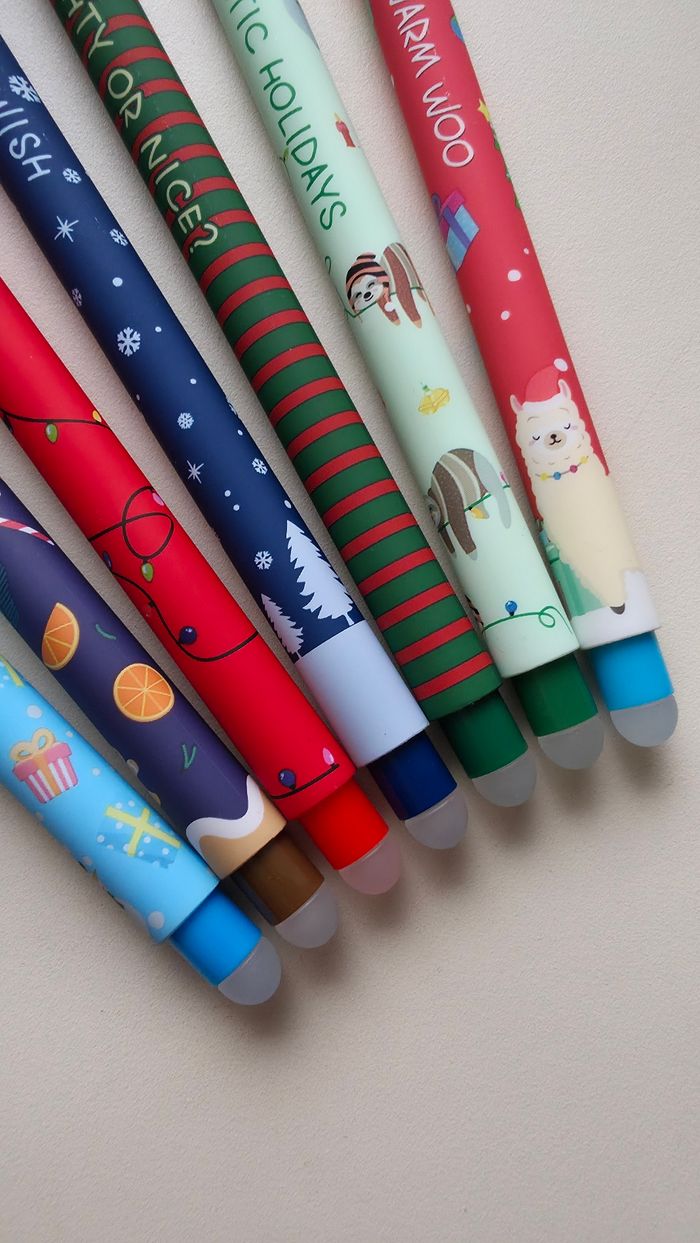 Lot de 7 stylos Noël - photo numéro 6