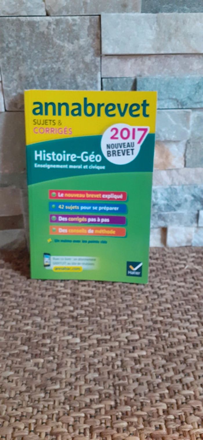 Annabrevet sujets et corrigés nouveau brevet Histoire Géographie
