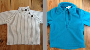 2 pulls Garçon 6 mois