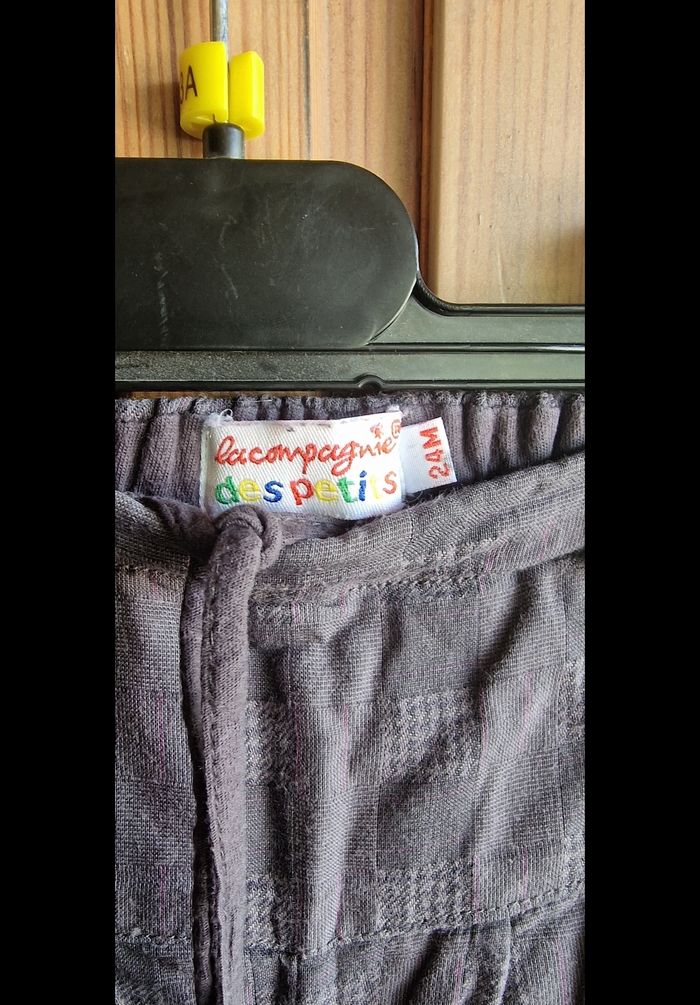 Pantalon gris fille taille 24 mois - photo numéro 3