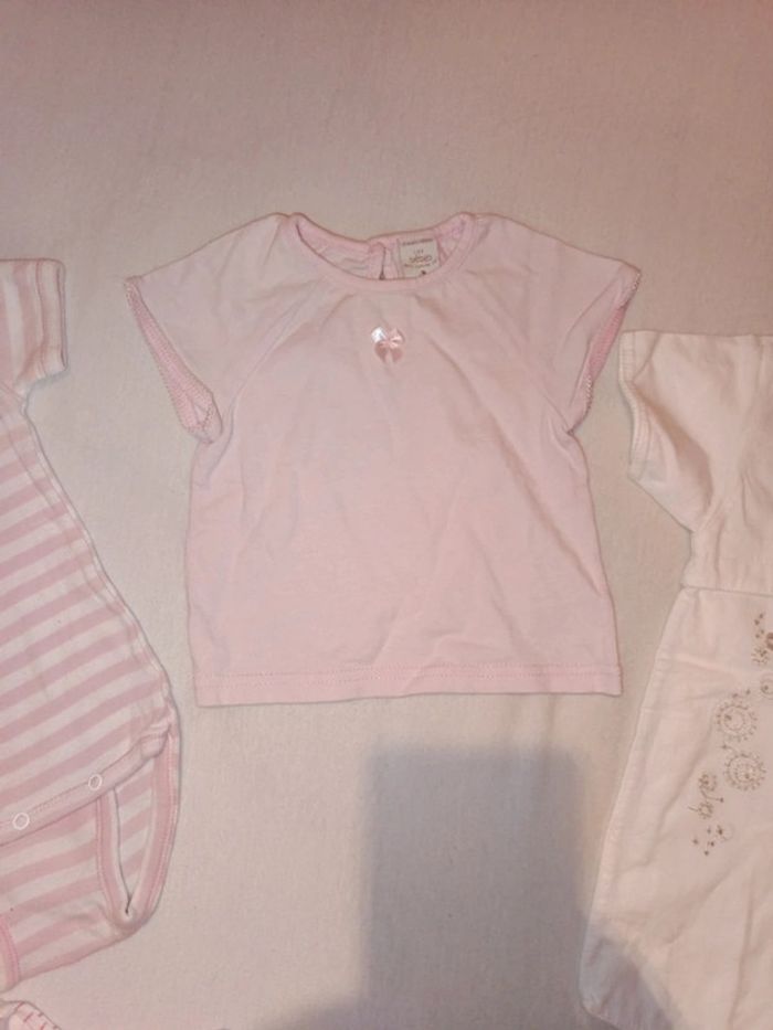 Lot de 6 vêtements bébé fille taille 3m - photo numéro 3