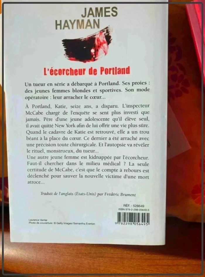L'ecorcheur de Portland, James Hayman - photo numéro 2
