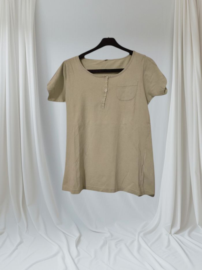 Tee-shirt été femme vert taille M (38/40) - photo numéro 2