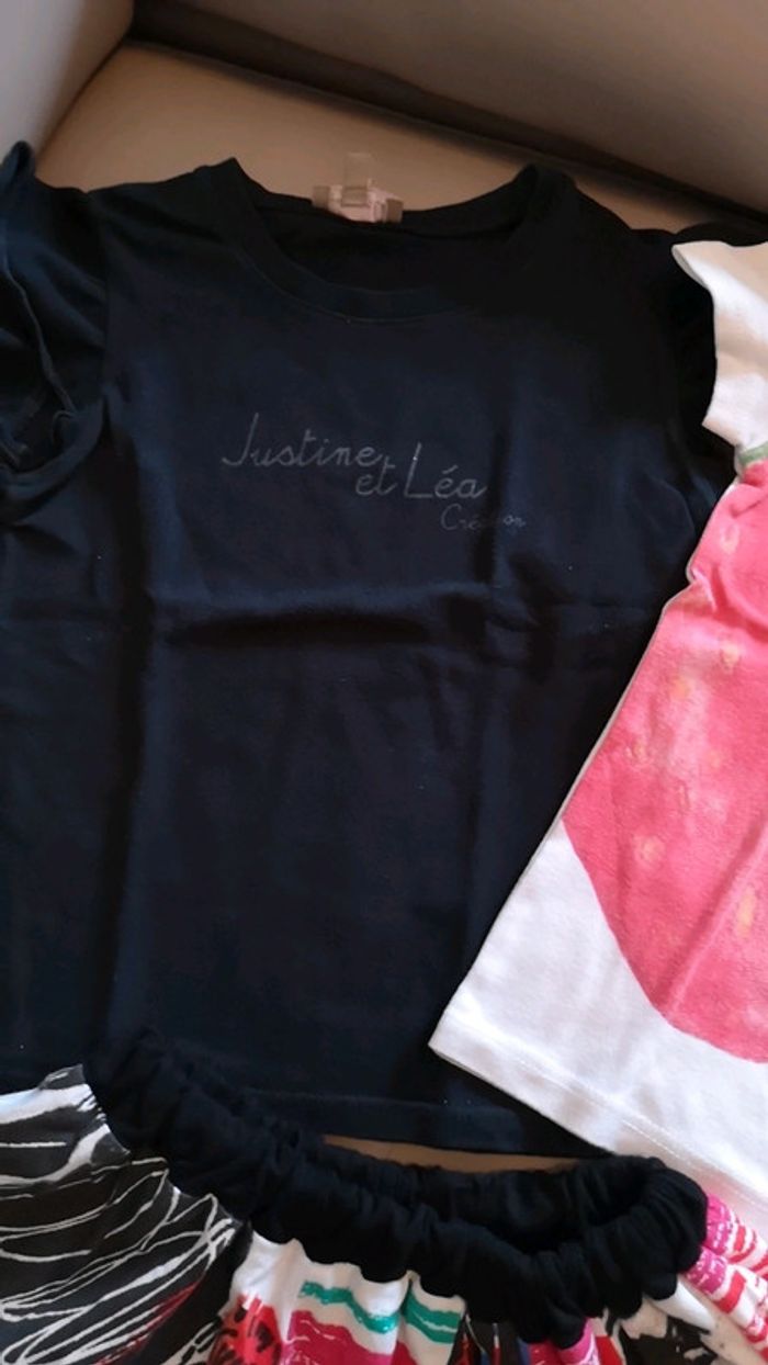 Lot de 3 jupe t shirt été - photo numéro 3