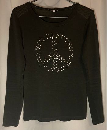 Pull »Zoé&Co »noir et argenté